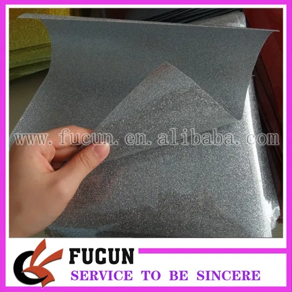 Glitter Heat Transfer Vinyl sheet for T Shirts,Hats,Clothing,Assorted Colors silver.jpg