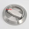 Best Selling Round Shape Stainless Steel Material Flush Door Pull Handle with Pull Ring