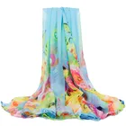 Fashionable Customization Design Printing Scarf Custom Long Size Hijab Scarf