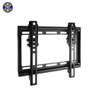 1.5 mm Thickness Sliding LCD Black Color VESA 200*200 TV Wall Mount