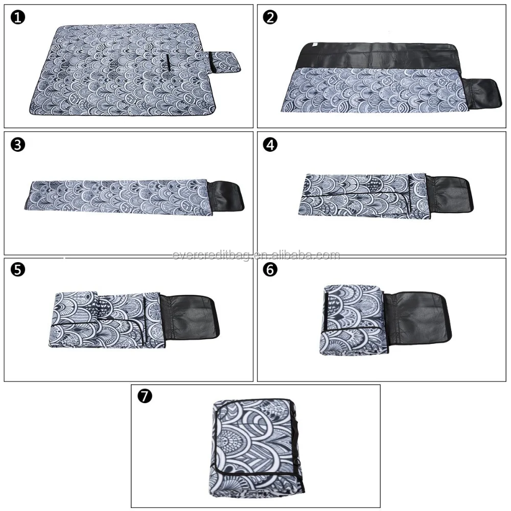 Picnic Outdoor Mats,Premium Floor Mat with Detachable Strap! Can Be a Camping Mat,Picnic/Beach Blanket For Travel, Hiking