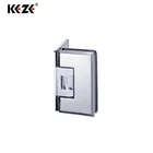 Luxury Decor Polished Brass Shower Hinge Glass Door Hardware