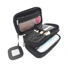 Blank Wholesale Large Capacity Cosmetic Bag with Mirror for Storage and Collection