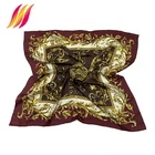 Hot Sell Women 90*90 Cm Small Hair Pure Silk Scarf