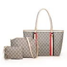 Cheap wholesale 2018 fashion women pu leather handbags bags set from china