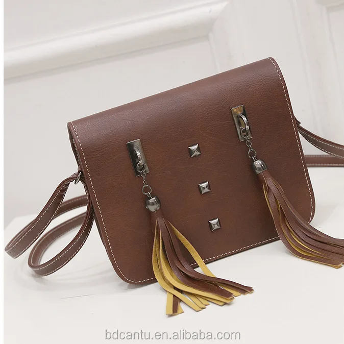 2018 new design popular fashion pu leather women square bag lady