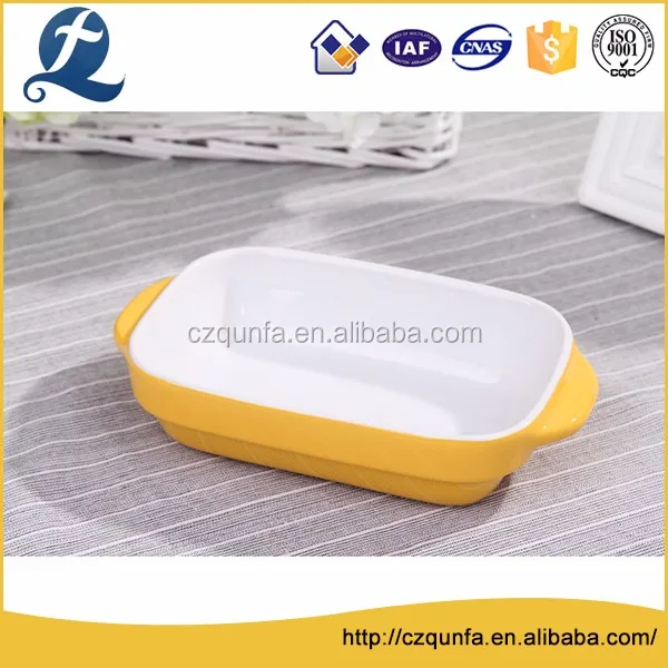 Multi function different sizes three layers ceramic baking set