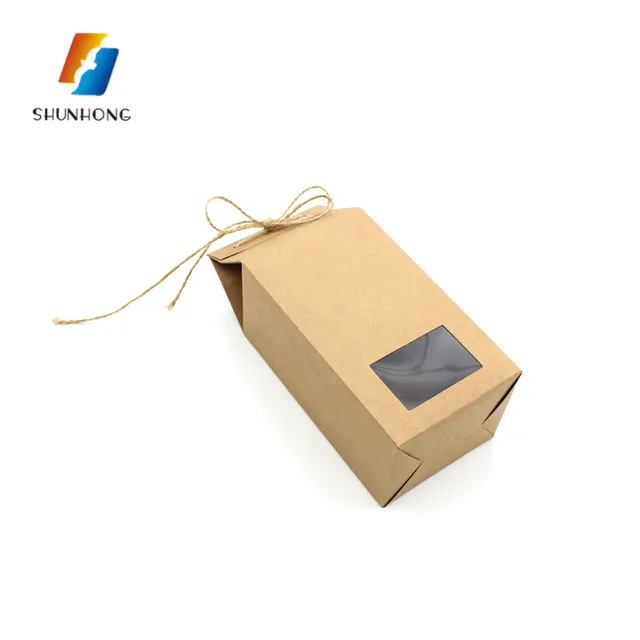 custom printed gift boxes brown kraft paper box packaging with