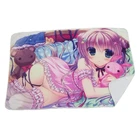 Japan quality Soft fleece Beautiful girl cartoon figure blanket