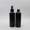Plastic atomizer black body atomizer spray 100ml pet bottles for cosmetics