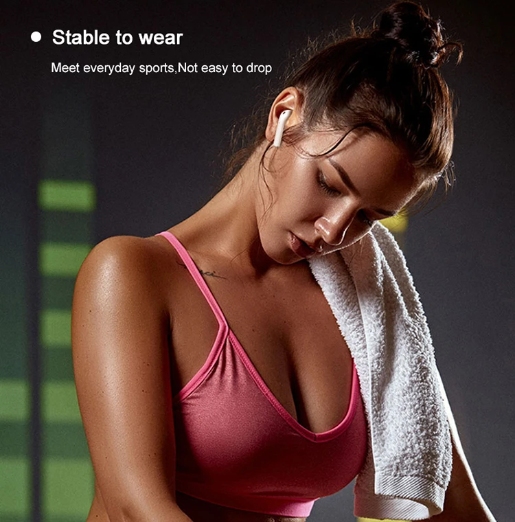 TWS-i12 earphones binaural call wireless stereo with charging box headphones sports earplugs - ANKUX.COM