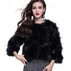 2019 high quality hot sale new Korean version of the design raccoon fur coat Women's winter coat
