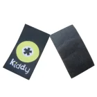 China wholesale custom soft pu leather label custom embossed soft pu leather label garment label