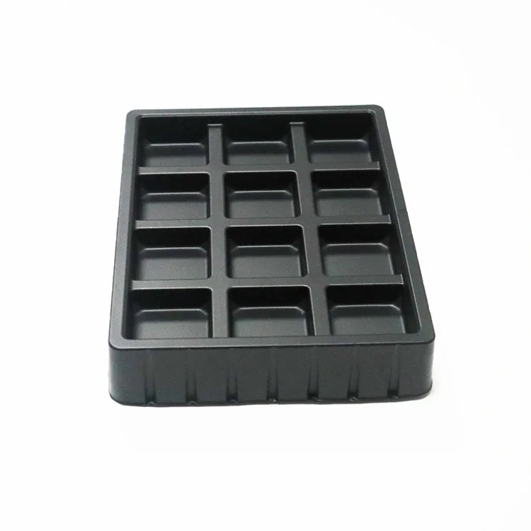 customized ps plastic blister chocolate tray 4 12 24 40 holes