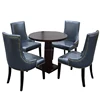Modern wooden furniture used coffee shop table and chairs