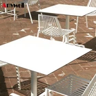 Amywell solid color matt surface phenolic outdoor HPL table top