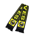 custom fashion sport winter football scarf women silk scarf