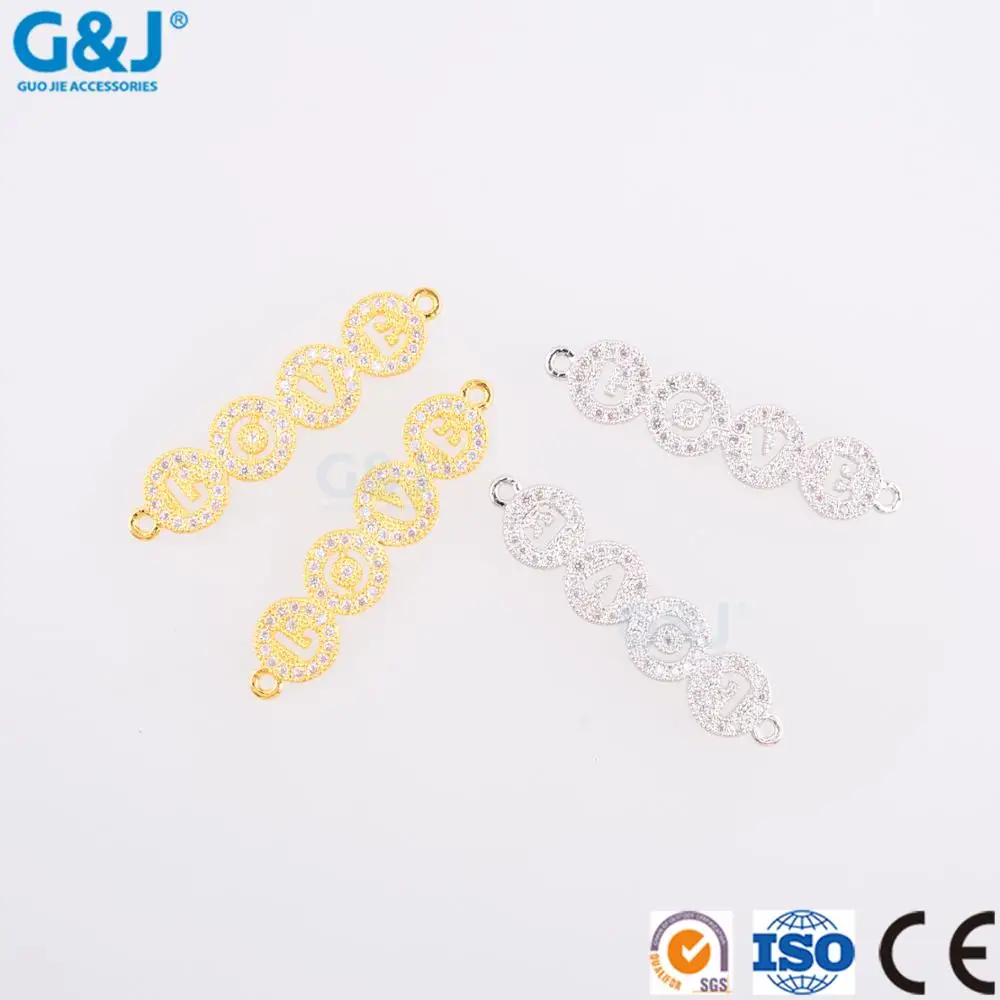 Guojie brand high quality ZC micro pave amazing girls pendant jewelry charm pendant