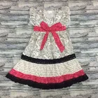 Hot-sale Cute Frock Designs Child Clothes Fancy Valentine Day Baby Girl Dresses For Kids