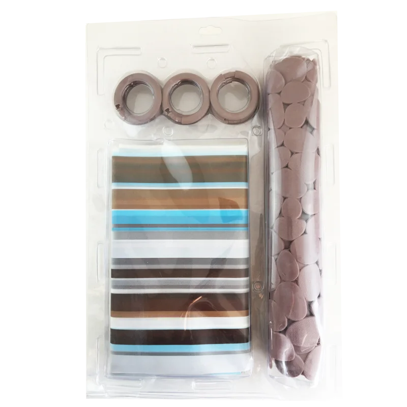 rideau salle de bain transparent