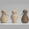 2018 fashion hot sales hand wooden craft kids statues toys gifts wholesale table wood decorative woodpecker made in China