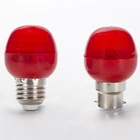 mini power red color e27 led light bulb