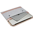 China fashionable mini simple multi color felt leather bags laptop for macbook air pro 13 case