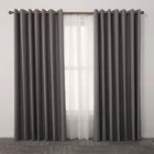 Blackout flame retardant latest arch window natural fibre curtain designs