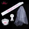 Events And Wedding Decoration Bridal Bride To Be Sash For Leg Warmers Veil