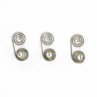 Conduction electricity tower type return spring for toy