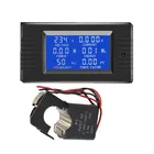 2018 New PZEM-022 6in1 Volt Amp Watt Energy Frequency Energy Power Factor Single Phase Solar Power Meter AC Current Meter