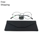 Pu Leather Eyeglasses Storage Sunglasses Box Foldable Glasses Case