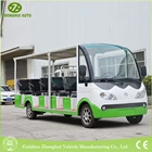new style green electric mini electrical car for 14 passengers