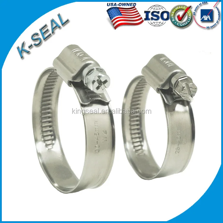 Screw type worm drive hose clamps stainless steel buy
