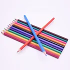 Hot sale children student stationery gift set wholesale plastic colored pencil promotional color