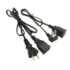 VDE approved 2 pin plug Japan AC power cord IEC-C7 extension power cable