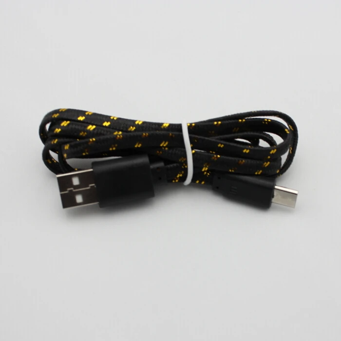 Round nylon braided micro USB chager cable for Samsung Android phone - ANKUX.COM