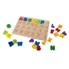 Wood Professional Preschool Educational Wooden Learning 3d Alphabet Letter Puzzle Box Toys For Kids