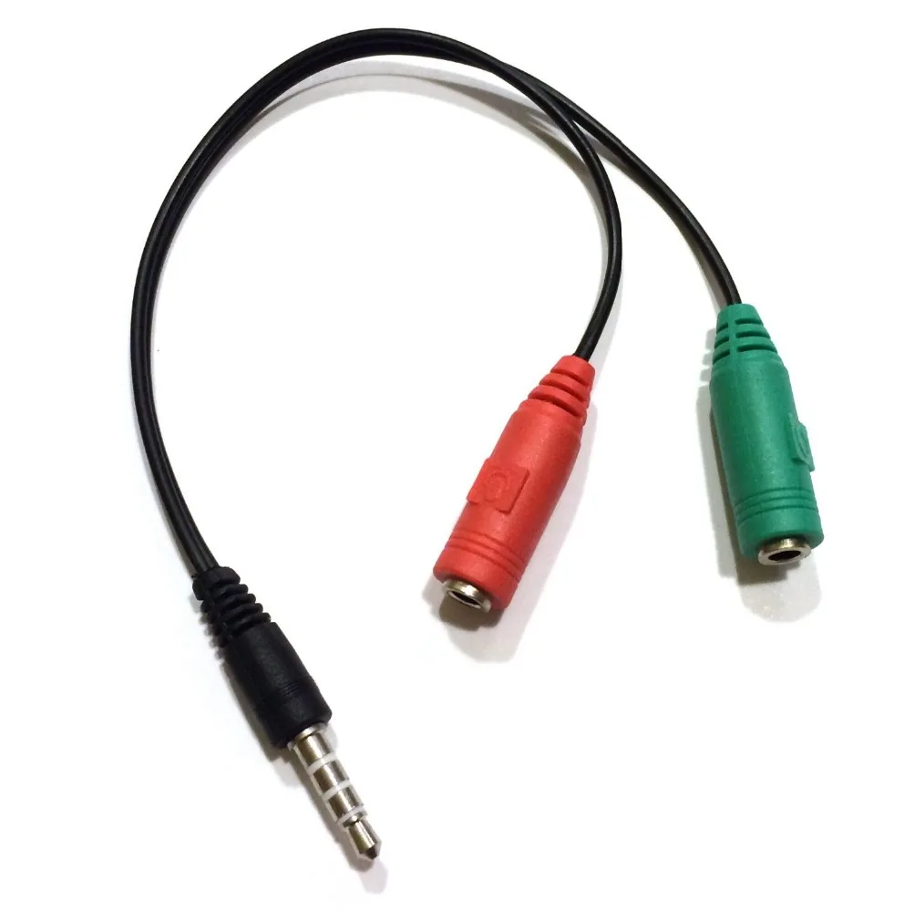 Fenfei Pc Headset Adapter For Headsets With Separate Headphone