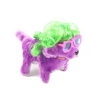 ELE19-258 Walking dog animated electronic plush toys for festival promotion