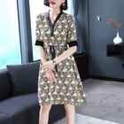 Pure 100% silk dress softer and comfortable ladies casual dress