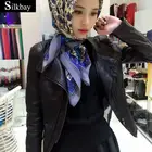 Shawl Silk Hijab Scarf Women Shawl Supplier Floral Chiffon Silk Scarf Women Hijab