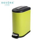Stainless Steel 40L+10L rectangle Pedal waste bin / kitchen trash cans set (with slow down function)