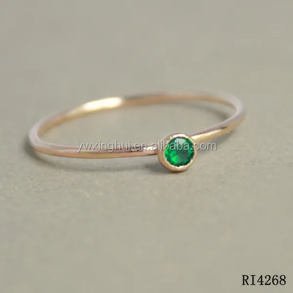 gold birthstone ring