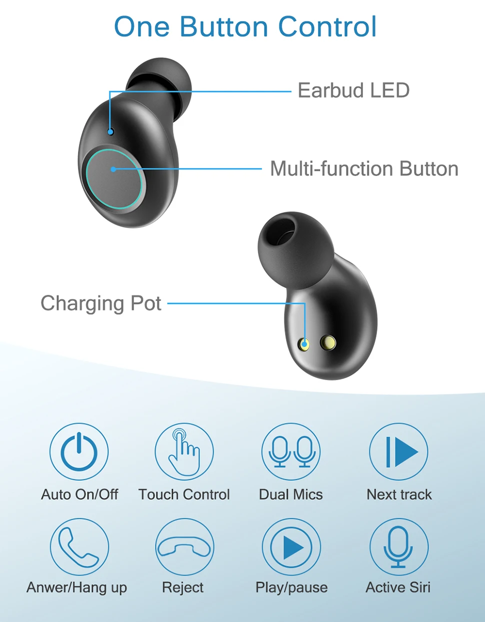 Wireless Dual Driver Earphone Bluetooth Sport Tws Earbuds Boat Earphones Headset Silent Disco TV Headphone - ANKUX.COM