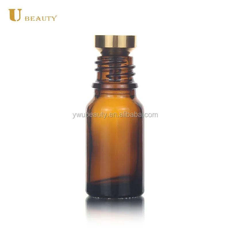 mini glossy gold essential oil pouring funnel small metal