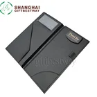 High quality smaller MOQ Restaurant pu leather hotel bill folder