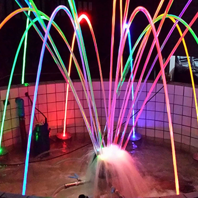 Flux colorés buse carré jet laminaire fontaine