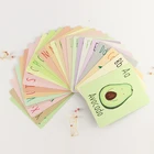 custom printed children english study baby learning flash card