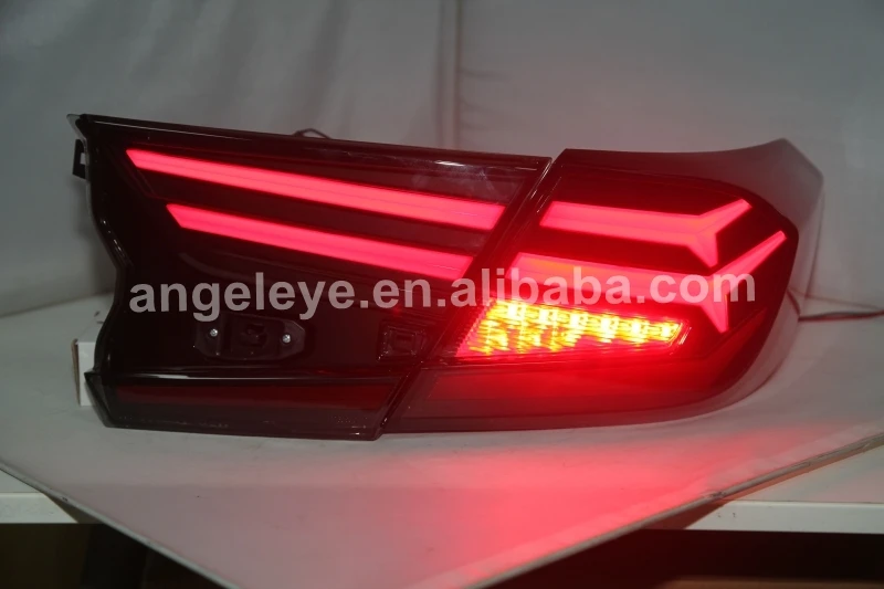 Tenth Generation LED Strip Tail Light led rear light For Accord G10 for Honda 2017-2019 Smoke Black
